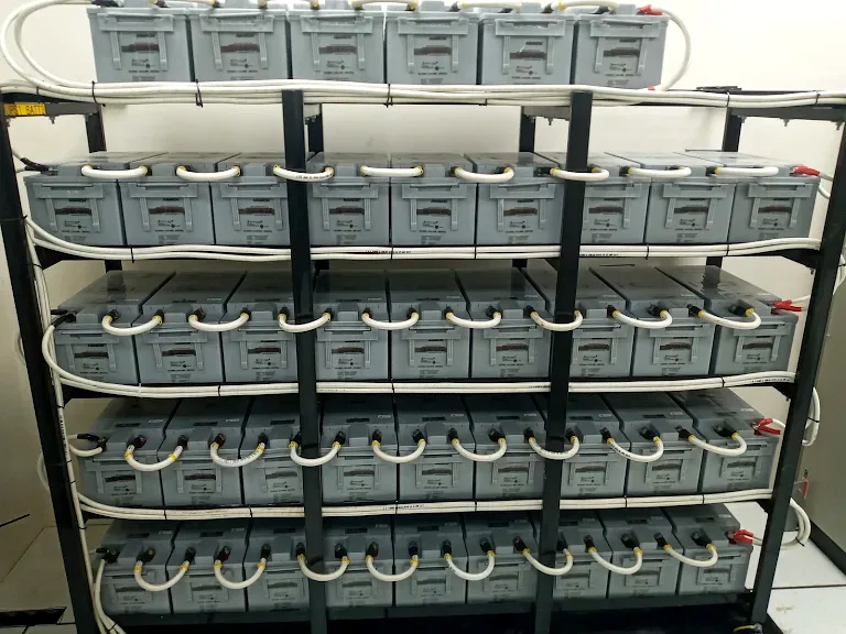 Large UPS battery rack